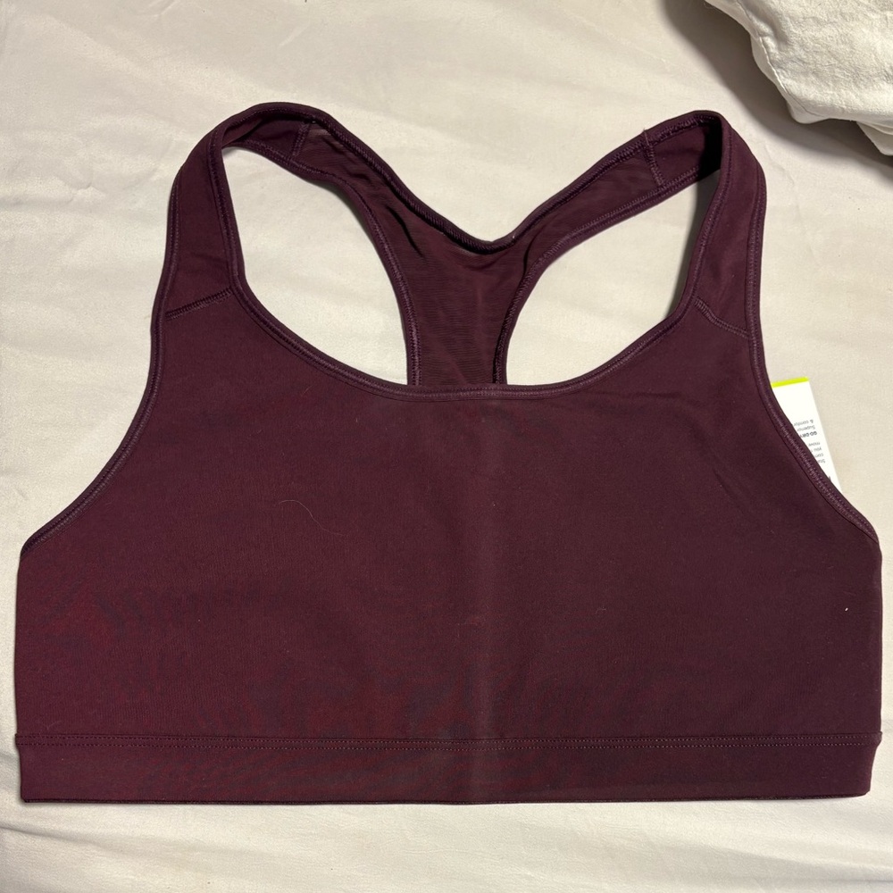 NWT Old Navy Deep Maroon Sports Bra XL
